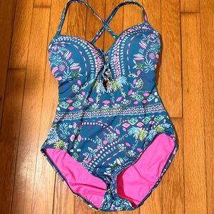 Lilly Pulitzer sample one piece swimsuit size 4